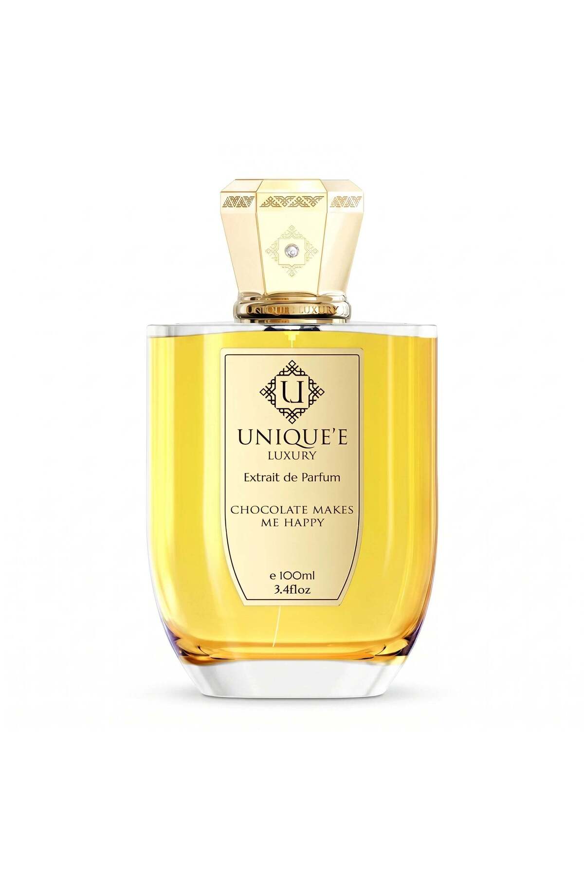 Unique'E Luxury Chocolate Makes Me Happy Extrait de Parfum 100ml bottle