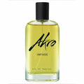 Yellow perfume bottle with black cap labeled 'Alfio' on a white background