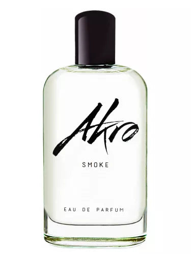 Perfume bottle labeled 'Alco Smoke' on a white background