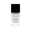 Perfume bottle labeled 'BOHOBOCO Jasmine White Leather' on a white background