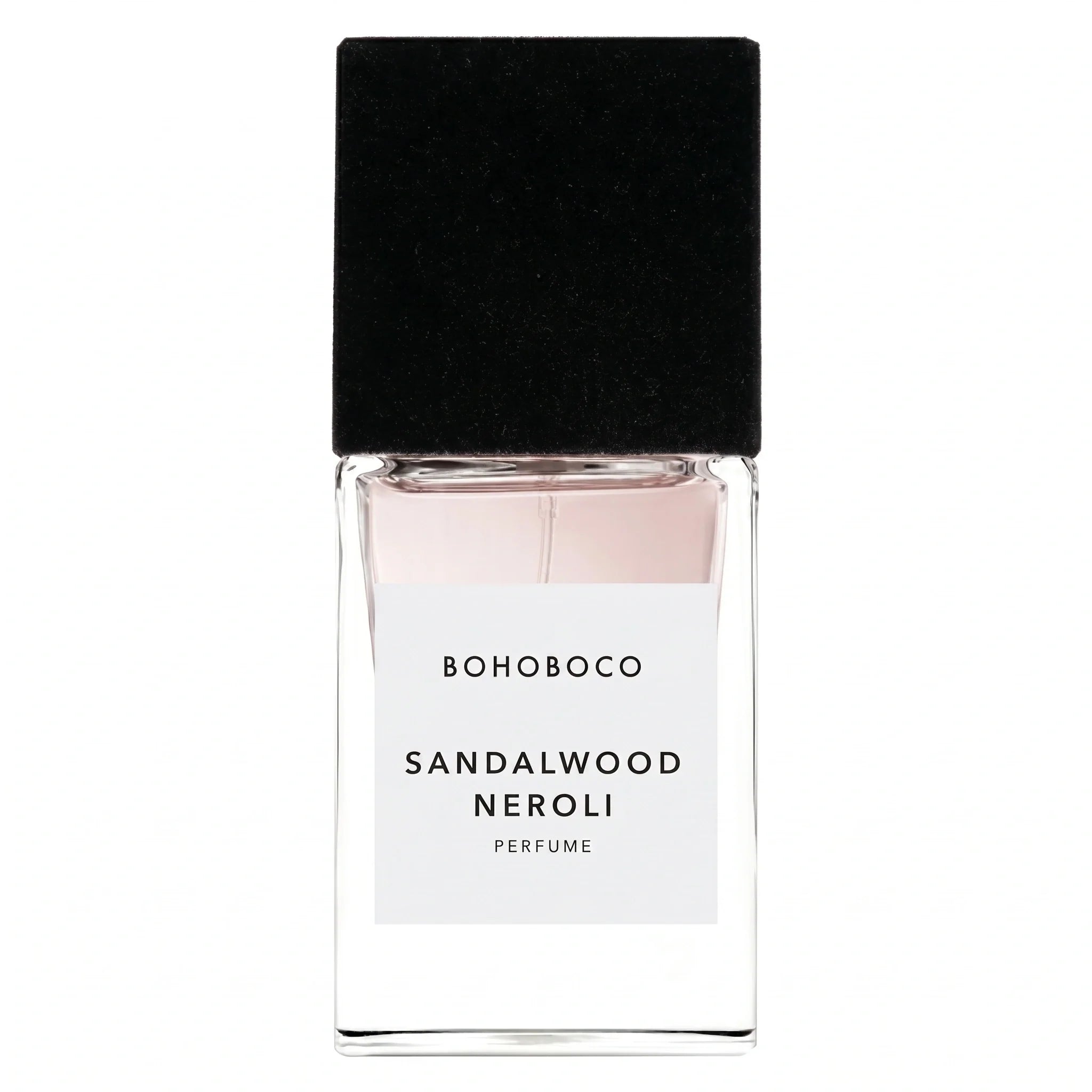 Bohoboco Sandalwood Neroli Extrait de Parfum 50ml - Perfume box with bottle.