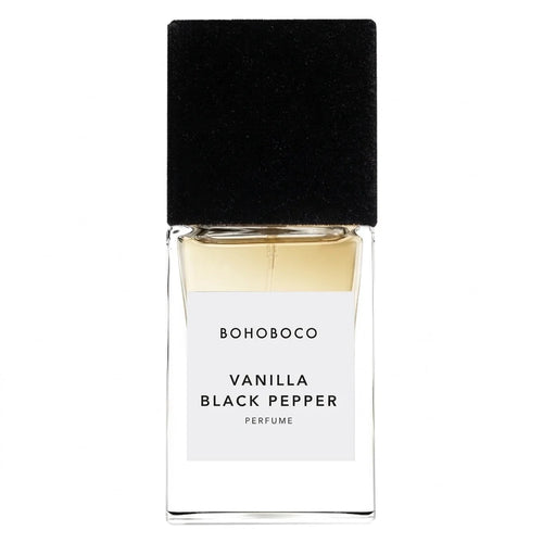 Bohoboco Vanilla Black Pepper Extrait de Parfum 50ml - Perfume box with bottle.